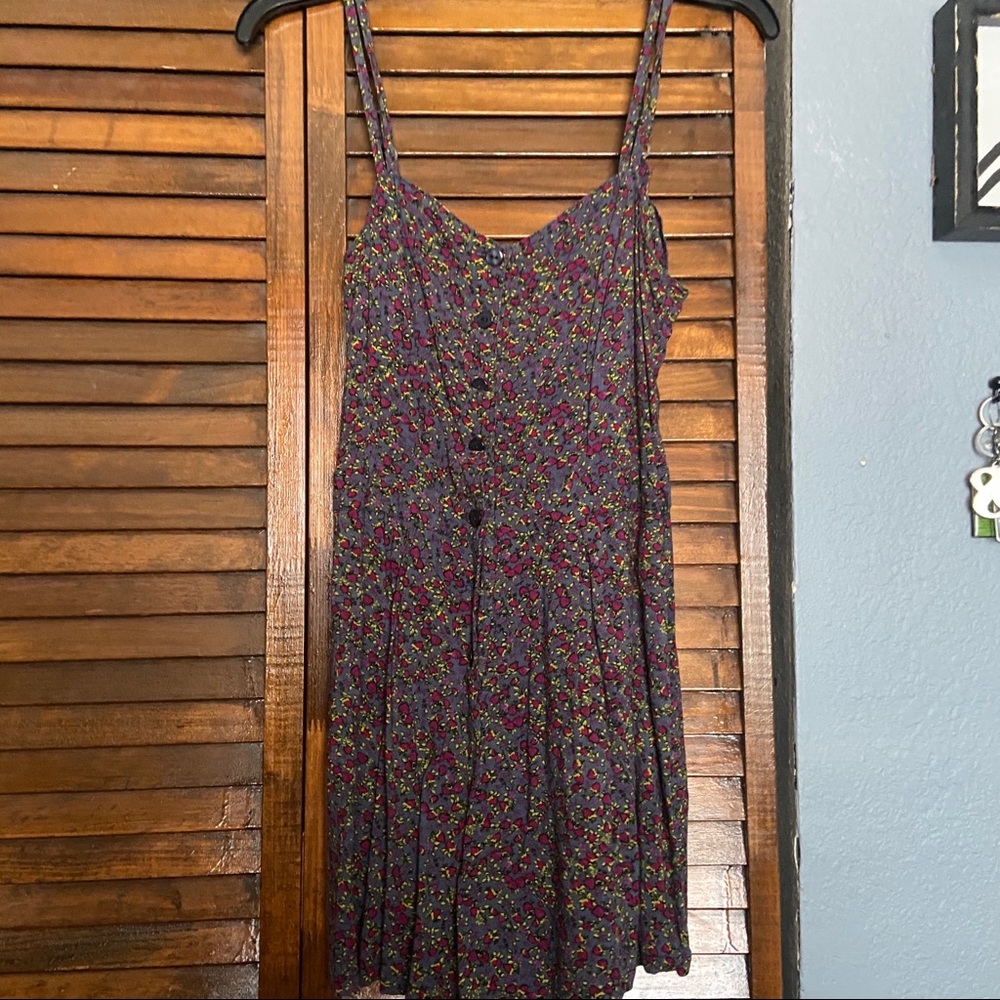 Strawberry print mini romper